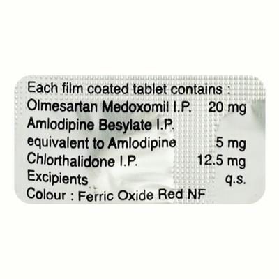 Triolsar HS 20mg Tablet 10'S - Hypertension-Cal
