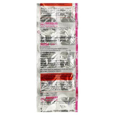 Uritin D Tablet 10'S - Bladder And Prostate Disorders-Dru
