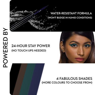 SUGAR Cosmetics Eye Told You So! Smudgeproof Eyeliner - 04 Foxy Brown 1.7 ml - Eyeliners