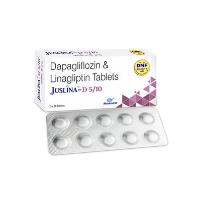 JUSLINA D 5/10 Tablet 10's - Diabetes-Ant