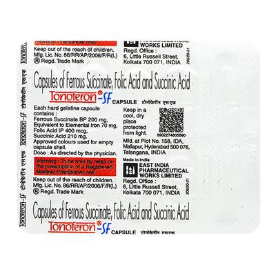Tonoferon SF Capsule 10'S - Iron Supplement/Anaemia-Vma