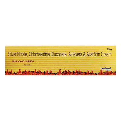 Silvacure Plus Cream 15gm - Skin Infections-Ski