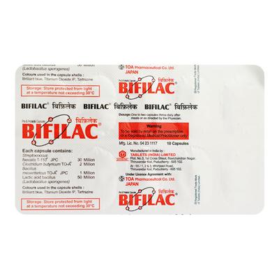 Bifilac Capsule 10'S - Diarrhoea-Ant