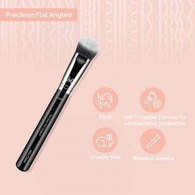 Miss Claire M42 - Precision Flat Angled Brush (Chrome) 1's - Face Brush