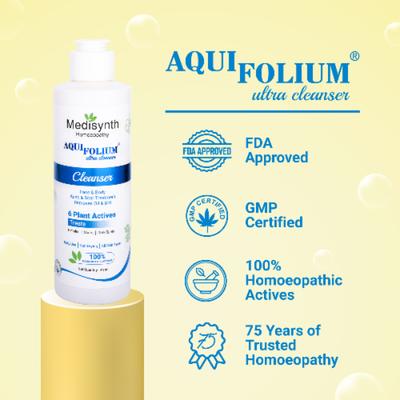 Medisynth Aquifolium Ultra Cleanser 50 ml - Personal Care(Homeopathy)