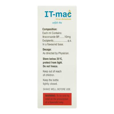 IT MAC Oral Solution 100ml - Fungal Infections-Anf