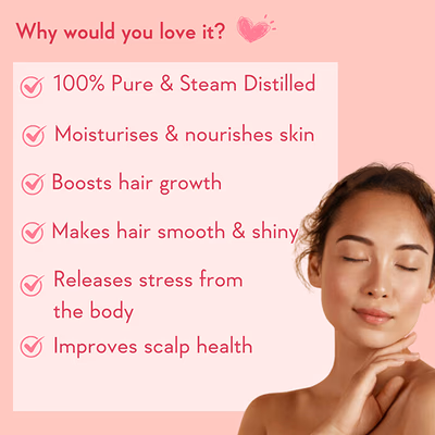 Wishcare 100% Pure Rosemary Essential Oil - Reduces Hairfall & Boosts Hair Growth (15ml) - Essential Oils