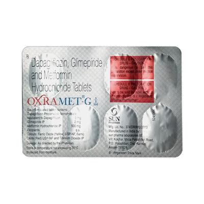 OXRAMET G 5/2/500 Tablet 7's - Diabetes-Ant