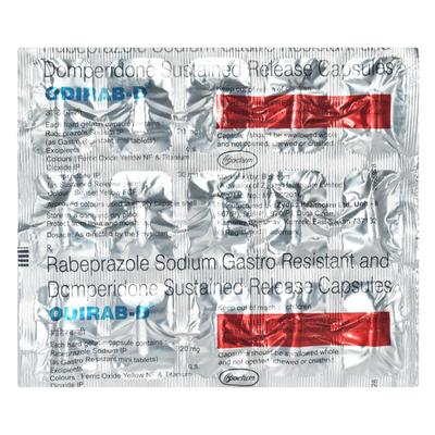 ODIRAB D Capsule 15's - Ulcer/Reflux/Flatulence-Aaa