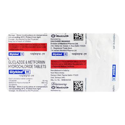 Glykind M Tablet 10'S - Diabetes-Ant