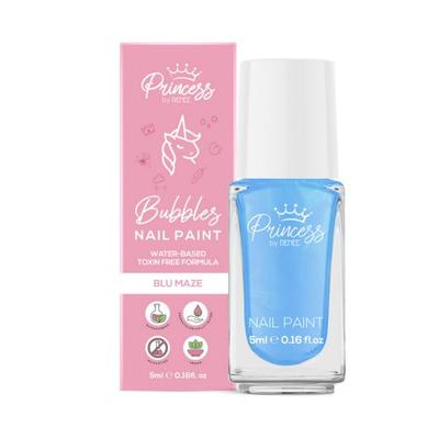 Princess By Renee Bubbles Nail Paint Blu Maze 5 ml - Nail Polish