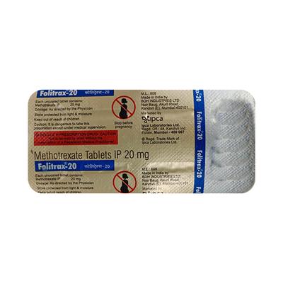 Folitrax 20mg Tablet 4'S - Cancer Oncology-Cyt