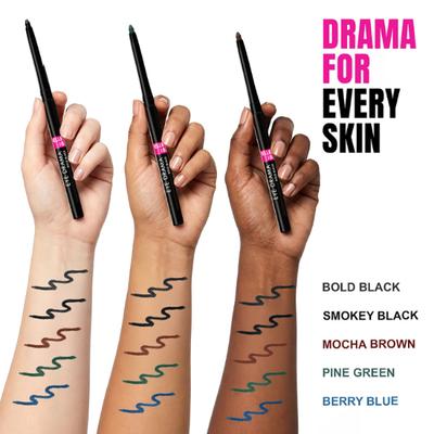 Elle18 Eye Drama Smokey Black 0.35 gm - Kajal & Kohls