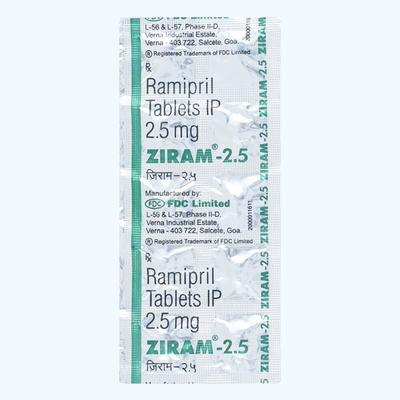 Ziram 2.5mg Tablet 10'S - Hypertension-ACE