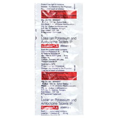 Losacar A Tablet 10'S - Hypertension-Cal