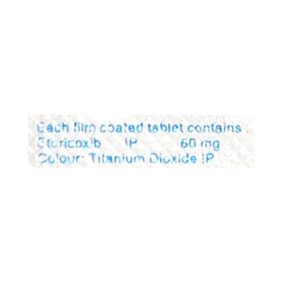 Etos 60mg Tablet 10'S - Pain relief-Nsa