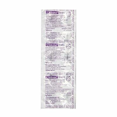 Cinkona 300mg Tablet 10'S - Malarial