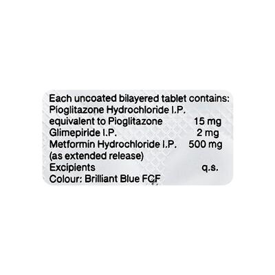 TRIBET 2mg Tablet 15's - Diabetes-Ant