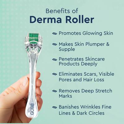 Gubb Derma Roller 540 Neesles 0.5nm - Transparent 1's - Derma Rollers