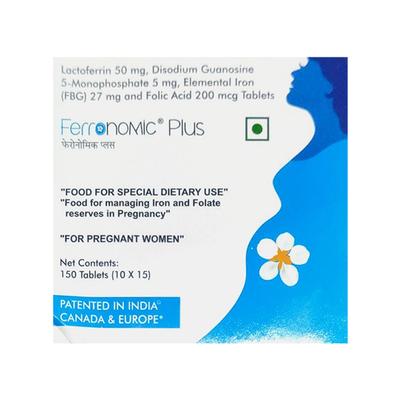 FERRONOMIC PLUS Tablet 15's - Anaemia-VMA