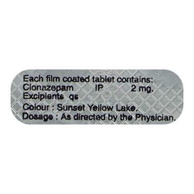 Clonam 2mg Tablet 10'S - Anxiety-Anx