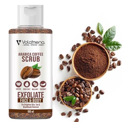 Volamena Coffee face and body Scrub 100gm - Scrubs & Exfoliants