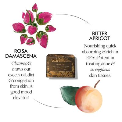 Purearth Anar & Pink Salt Luxury Cold Soap 100 gm - Soaps
