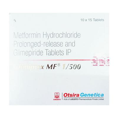 GLIMIPREX MF 1/500 Tablet 15's - Diabetes-Ant