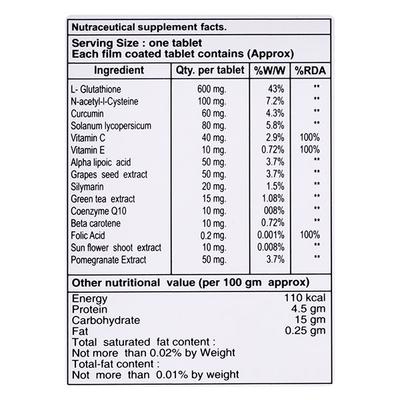 ECGLOW G 600 Tablet 10's - Supplements-Vam