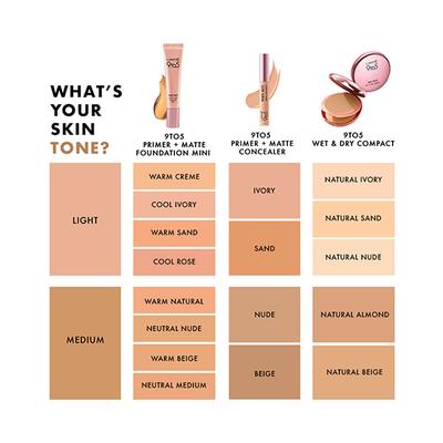Lakme 9-5 P+M FDN Warm Natural 15 ml - Foundation