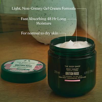 The Body Shop British Rose Body Yogurt 200ml - Creams/Oils/Lotions