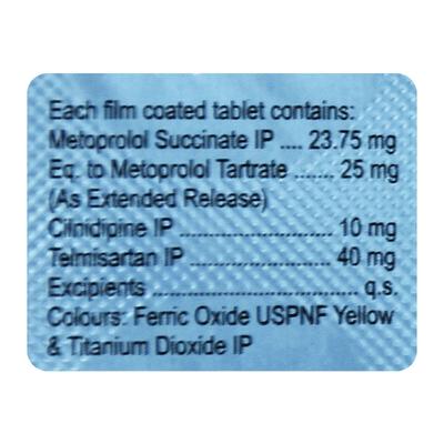 CILACAR TM 25 Tablet 10's - Hypertension-Ana