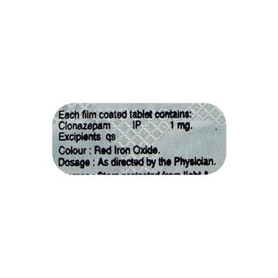 Clonam 1mg Tablet 10'S - Anxiety-Anx
