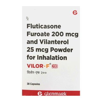 VILOR F 200 Capsule 30's - Asthma/COPD-Ast