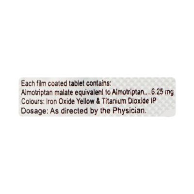 Almotan 6.25mg Tablet 4'S - Migraine