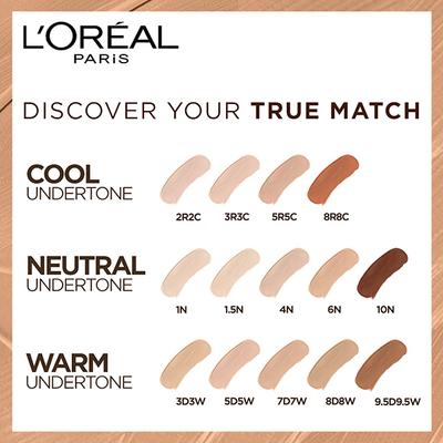 L'Oreal Paris True Match Super Blendable Liquid Foundation Golden Sand 5D5W 30 Gm - Foundation