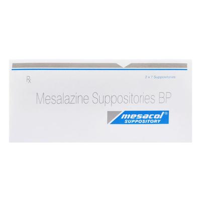 MESACOL Suppositories 7's - Ulcerative Colitis/Bowel Inflammatory Disease-GIT