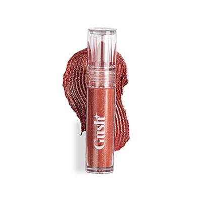 Gush Beauty Glaze Lip Oil Gloss High Shine and Hydrating Brown Gloss - Honey Drip 2.8 ml - Lip Glosses