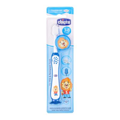 Chicco Extra Soft Toothbrush - Blue (3-8 Years) 1's - Baby Oral Care