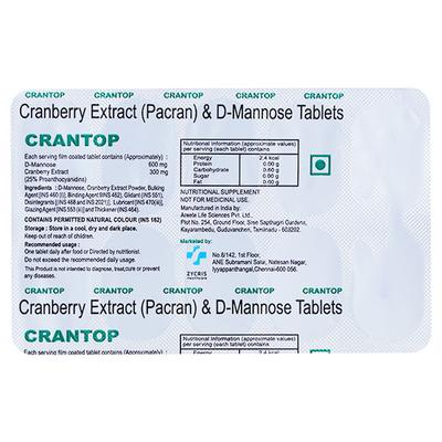 CRANTOP Tablet 10's - Urinary Retention-Uri