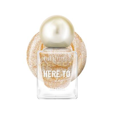 Swiss Beauty Select Here To Stay Nail Enamel With High Gloss Finish Shimmy Rust 12 ml - Nail Polish