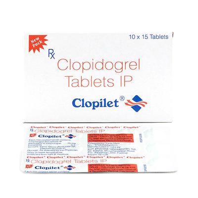 Clopilet 75mg Tablet 15'S - Blood Clot-Ant