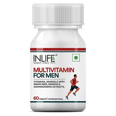 INLIFE Multivitamin Tablets for Men 60's - Multi-Vitamins