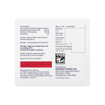 DOXEBET JR Tablet 30's - Vomitting/Emesis-Ant