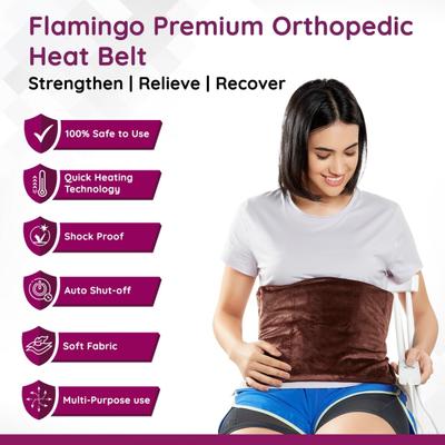 Flamingo Premium Orthopaedic Heat Belt (HC1012) (Jumbo) 1's - Heating Belt