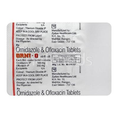 Orni O Tablet 10'S - Bacterial Infections-Qui