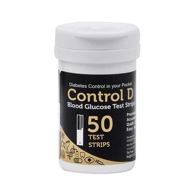Control D Blood Glucose Test Strips 50's - Blood Glucose Monitors/Test Strips