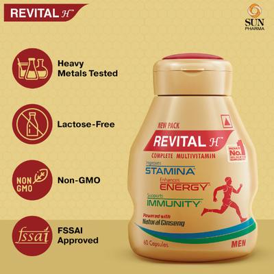 Revital H Capsule - Men 10'S - Multi-Vitamins