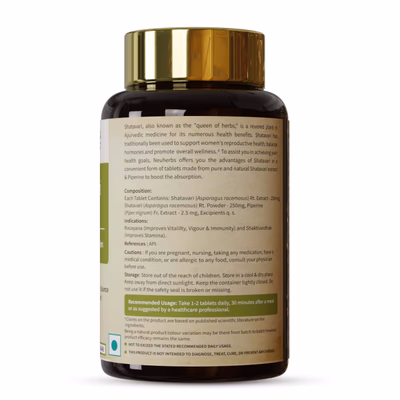 Neuherbs Shatavari Tablets 60's - Women Health