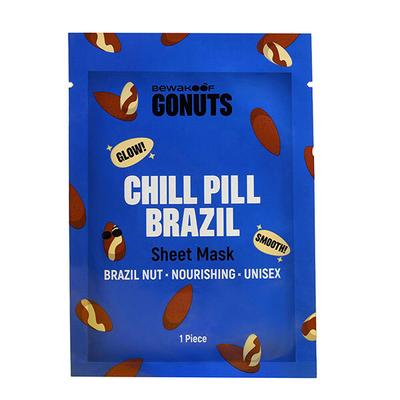 GONUTS By Bewakoof Chill Pill Brazil Face Sheet 20 gm - Sheet Masks